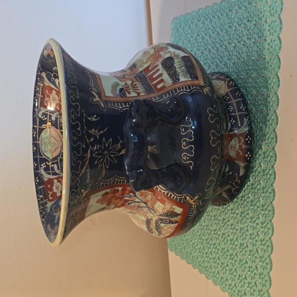 Vintage Victoria ware handpainted Japanese Jardinaire jar - Picture 2 of 11